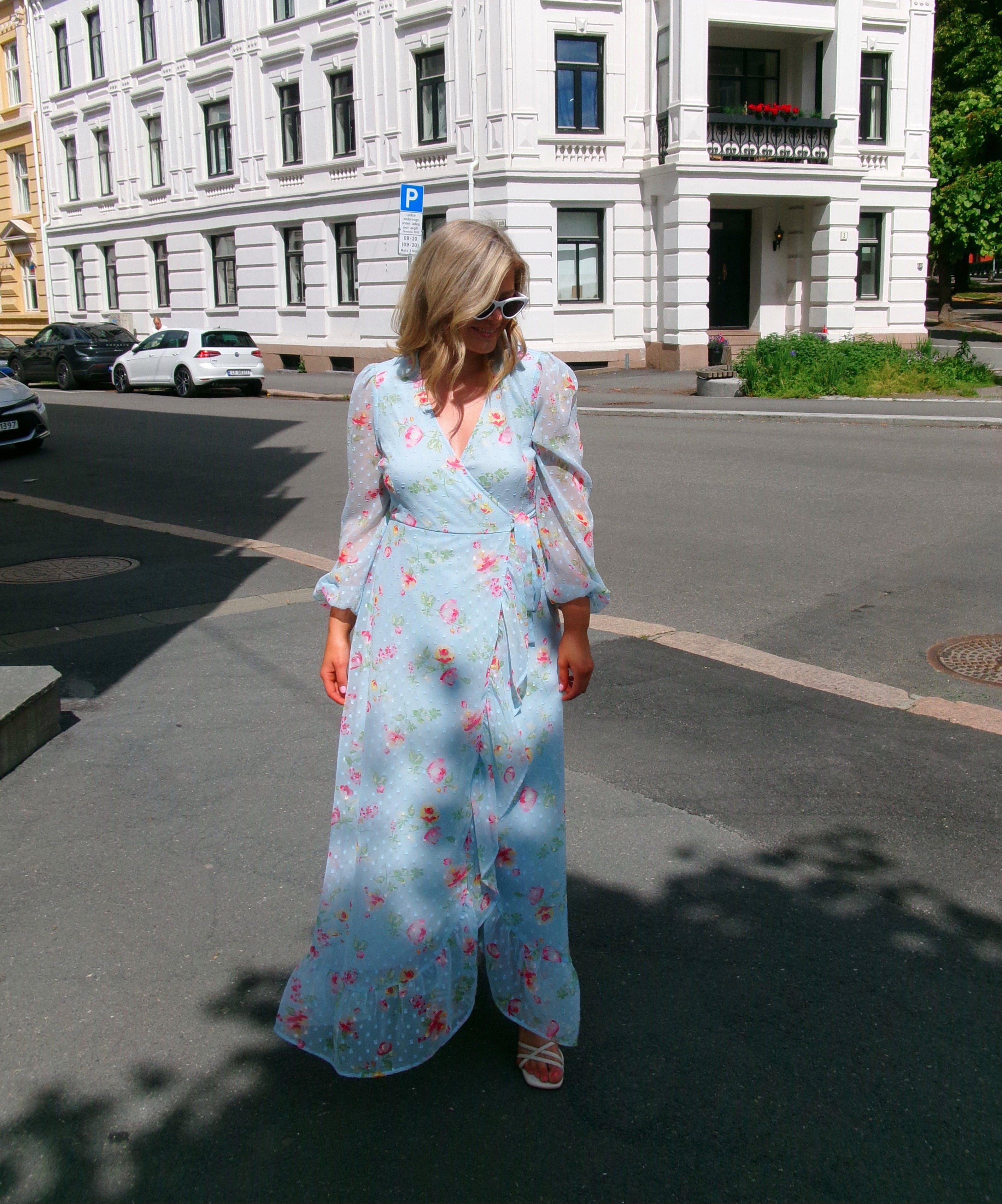 VIEDEE Long Dress - Nantucket Breeze